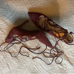 Vince Camuto lace-up heels